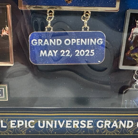 Universal Epic Universe Grand Opening Day May 2025 Limited Edition 5 Pin Box Set - Picture 7 of 11